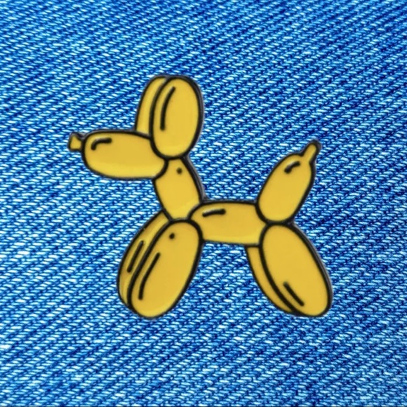 ShopTwoFour Jewelry - Balloon Dog Brooch  Enamel Pin